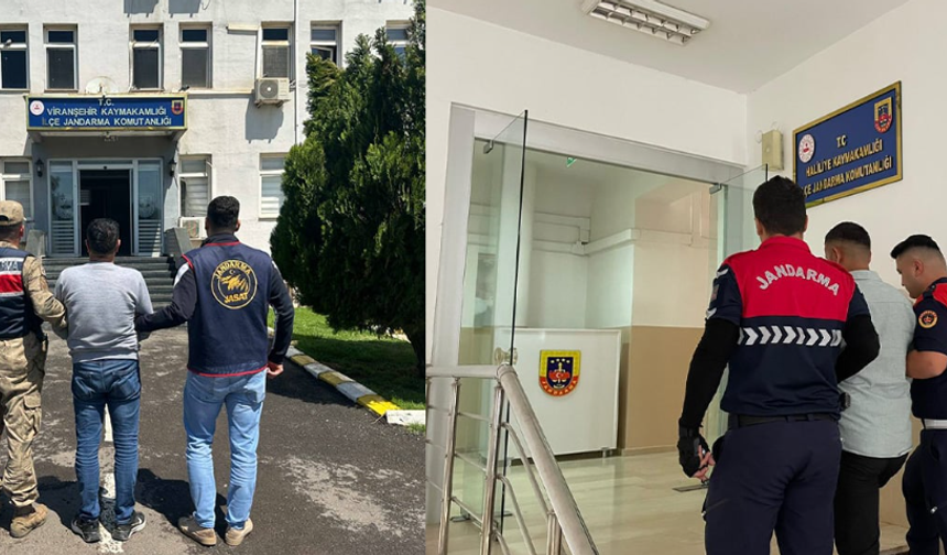 Şanlıurfa'da jandarmadan operasyon: 2 firari yakalandı