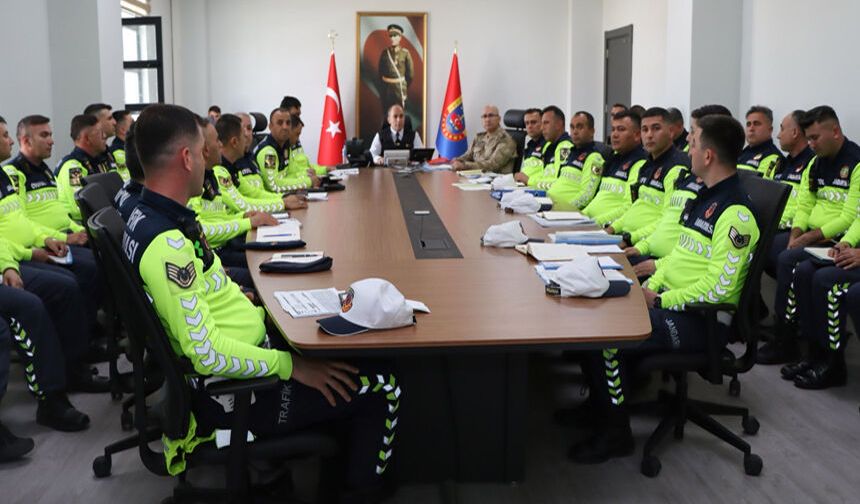 Urfa İl Jandarma'da kritik toplantı...