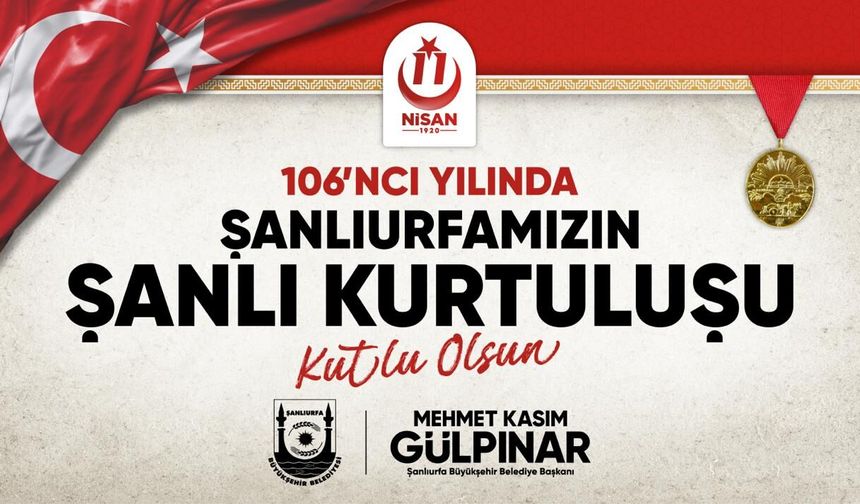 Büyükşehir duyurdu: Kurtuluşun 106. yılı programı belli oldu
