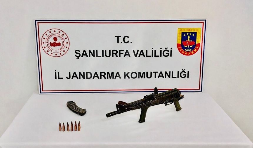 Akçakale’de ruhsatsız silah operasyonu: 1 şahsa adli işlem