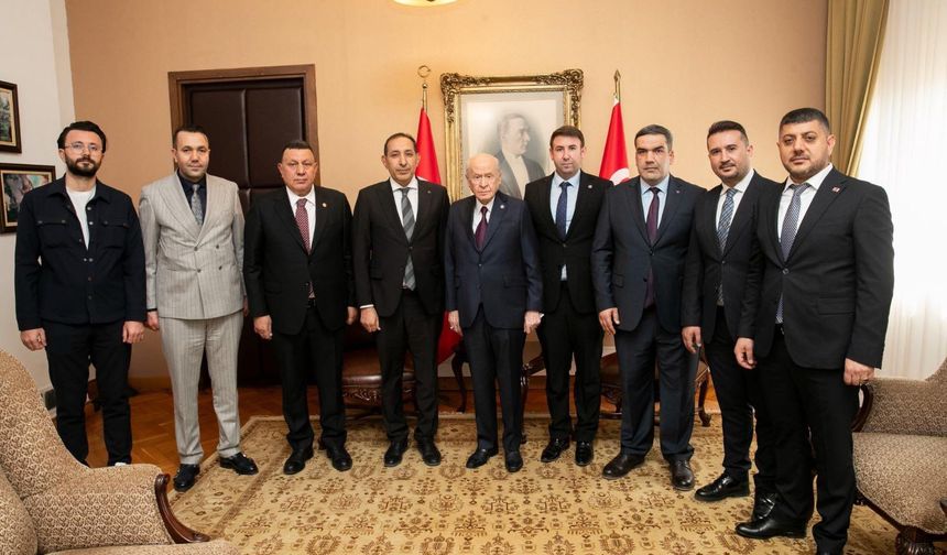 Şanlıurfa heyetinden Devlet Bahçeli’ye ziyaret