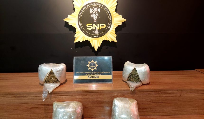 Şanlıurfa’da narkotik alarmı: Araçta kilolarca uyuşturucu bulundu