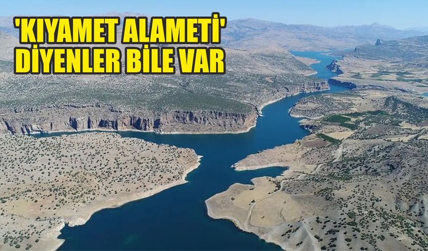 Fırat Nehri’nin son görüntüsü korkuttu!