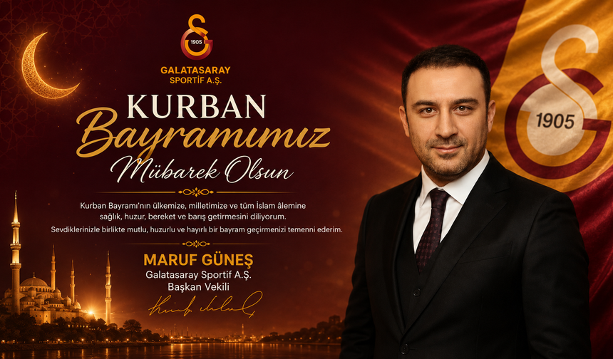 Maruf Güneş'ten bayram mesajı...