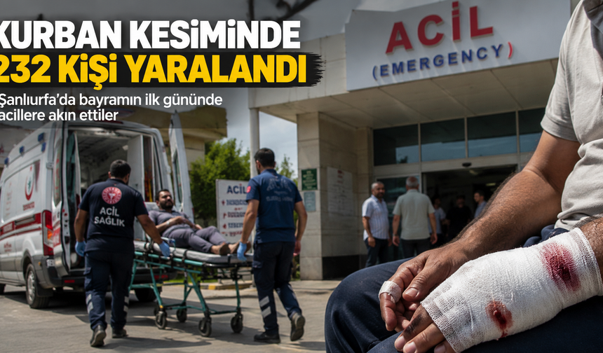Kurban Keserken Kendilerini Hastanelik Ettiler