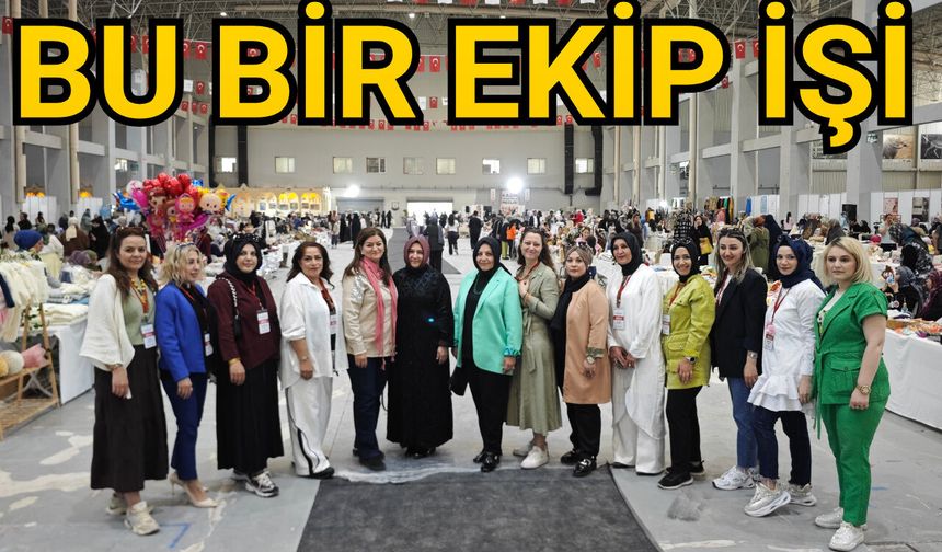 Girişimci kadınları bir araya getiren fuar...