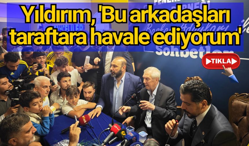 Aziz Yıldırım Feridun Geçgel'in hatırı için Urfa'ya geldi