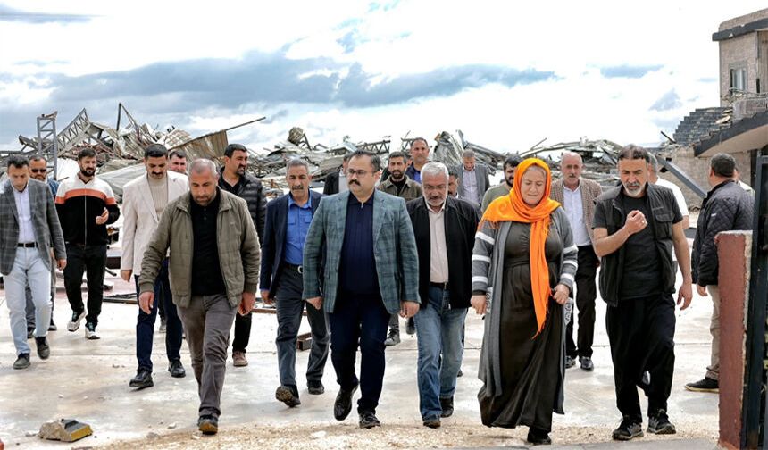 Başkan İnan bir an olsun sahadan ayrılmadı