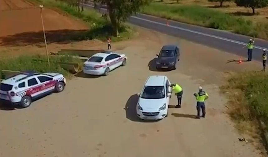 Urfa Jandarmadan droneli denetim