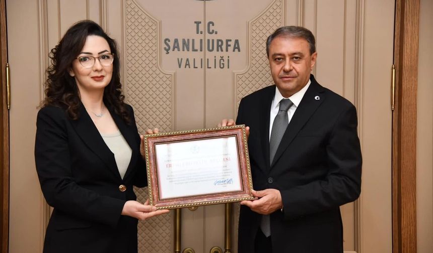 Şanlıurfa’da erişilebilirlik belgesi alan kurumlara belgeleri verildi