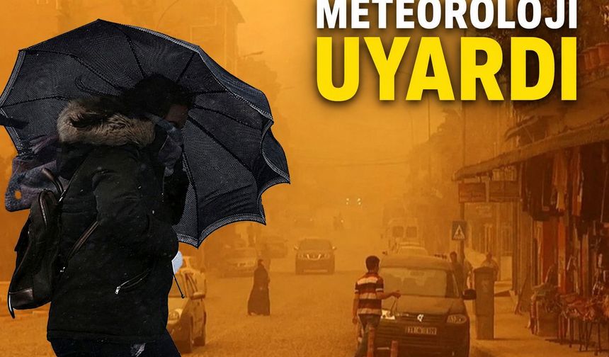 Meteorolojiden Şanlıurfa’ya toz taşınımı uyarısı