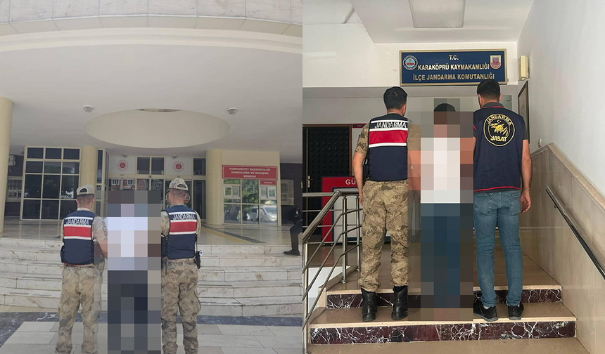 Şanlıurfa’da aranan 2 hükümlü jandarmadan kaçamadı