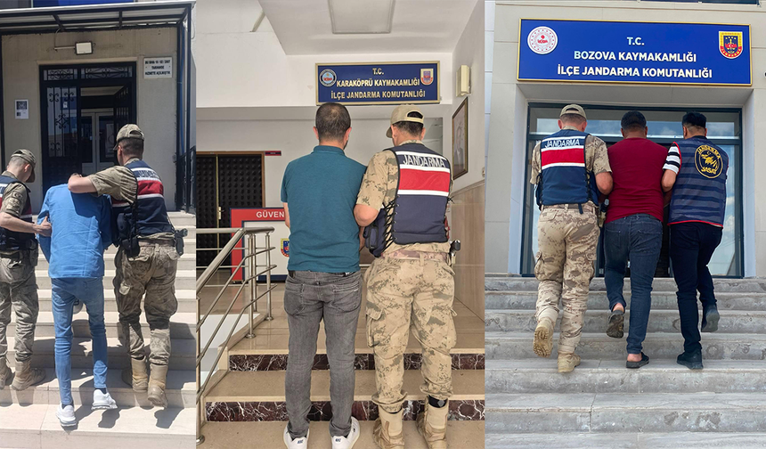 Şanlıurfa’da jandarmadan firari operasyonu: 5 hükümlü yakalandı