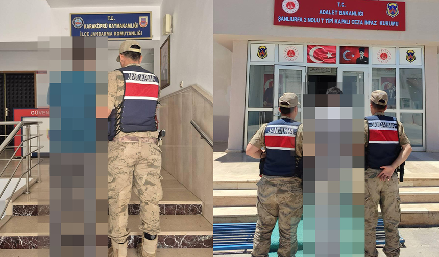 Şanlıurfa'da aranan hükümlülere geçit yok! İki şahıs yakalandı