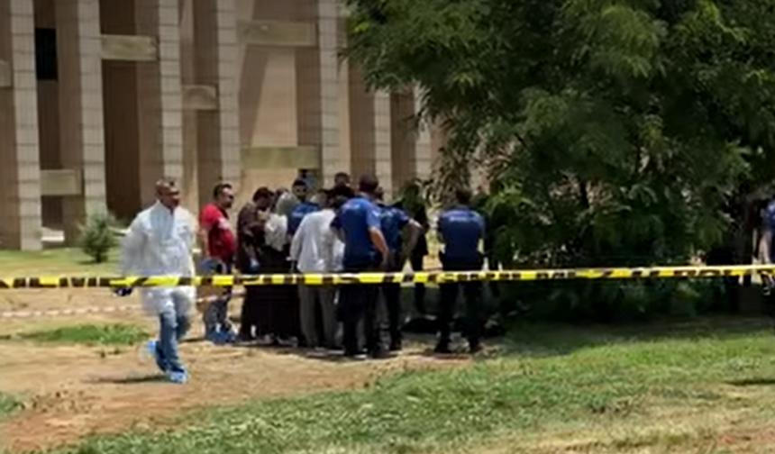 Şanlıurfa Arkeoloji Müzesi bahçesinde acı olay