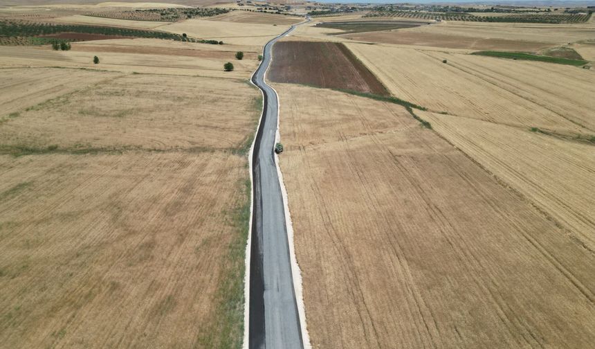 Haliliye kırsalında yollar yenileniyor