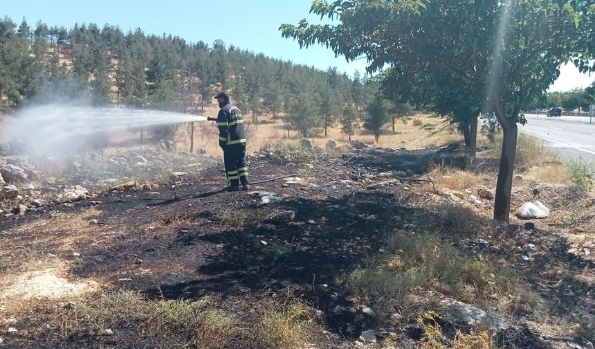 Eyyübiye'de korkutan yangın: Ekipler zamanla yarıştı