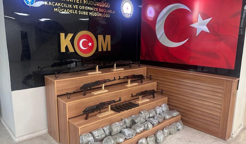 Şanlıurfa’da operasyon: Cephanelik ve uyuşturucu stoku ortaya çıkarıldı
