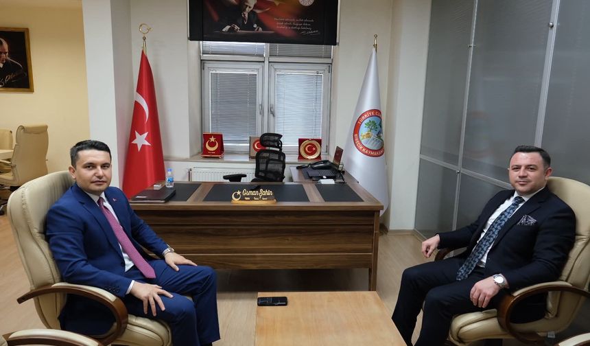 Birecik Başsavcısı Emre Us’tan Kaymakam Şahin’e Hayırlı Olsun Ziyareti