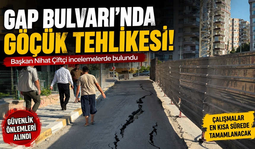 Başkan Çiftçi, o yolda incelemelerde bulundu!