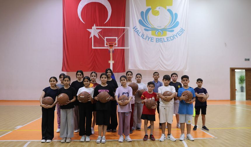 Haliliye Belediyesi geleceğin basketbolcularını yetiştiriyor