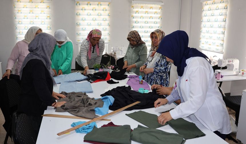 Kısas Kültür Merkezi kadınların üretim ve eğitim yuvası oldu