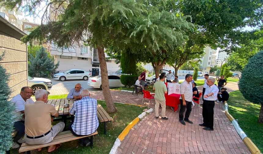 Akbayır Mahallesi'nde kan bağışı kampanyasına yoğun ilgi