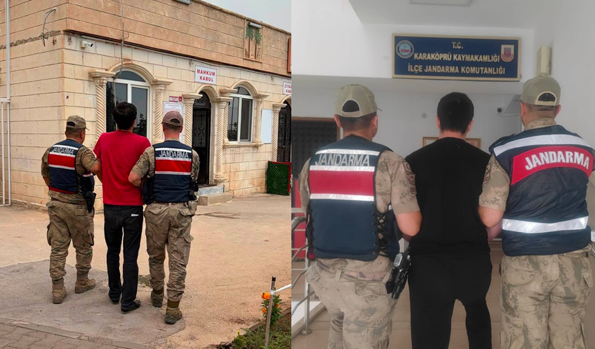 Şanlıurfa’da jandarmadan başarılı operasyon! 2 hükümlü tutuklandı