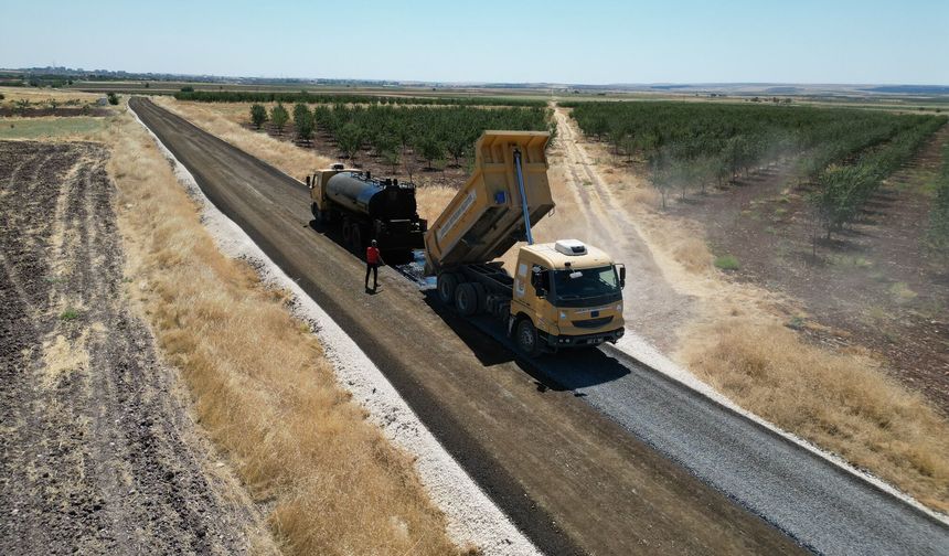 Hilvan’da 5,5 kilometrelik yol yenilendi