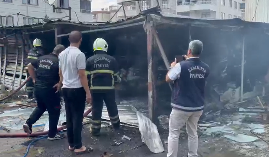Haliliye’de yangın çıktı, itfaiye ekipleri hızla müdahale etti
