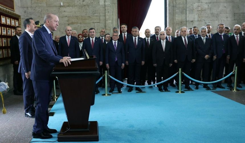 Anıtkabir'den Netanyahu'ya mesaj