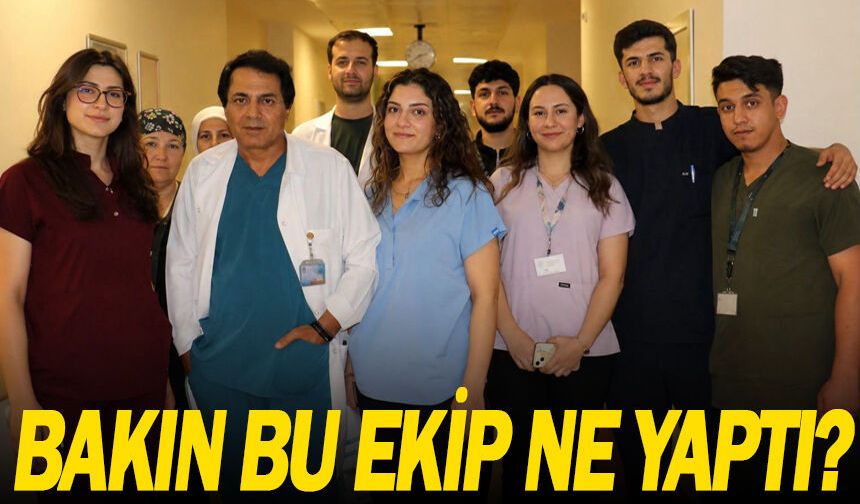 Bakın bu ekip ne yaptı?