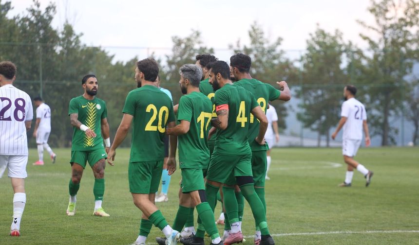 Urfaspor hazırlık maçında güldü