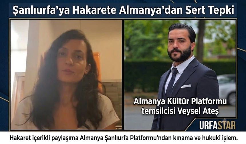 Hadsiz kadının sözlerine Almanya'daki Urfalılardan sert tepki