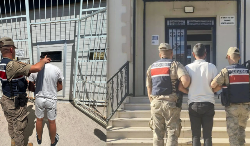 Karaköprü'de aranan 2 hükümlü jandarmadan kaçamadı