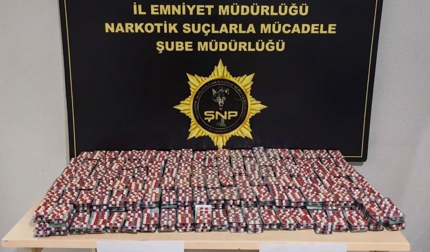 Suruç’ta rekor miktarda sentetik ecza ele geçirildi