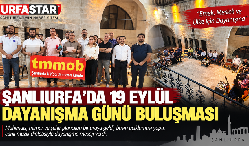 TMMOB Avlu Buluşması Gerçekleşti