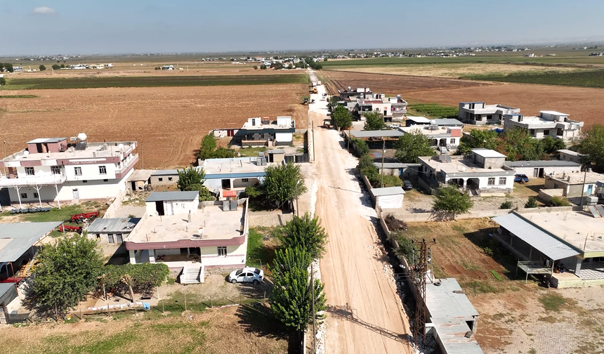 Harran’da yollar büyükşehirle yenileniyor