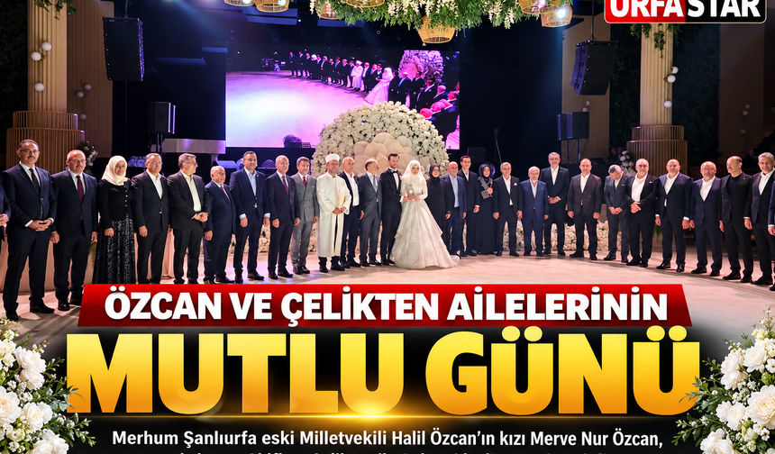 Özcan ve Çelikten Çifti Dünya Evine Girdi