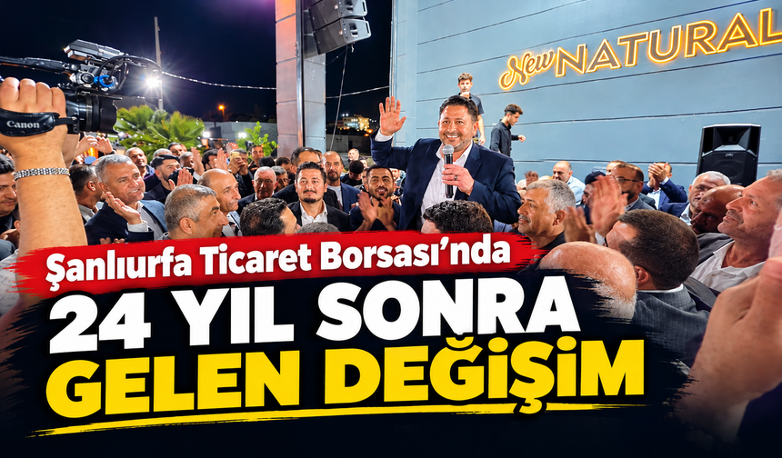 Şanlıurfa Ticaret Borsası’nda yeni başkan yeni dönem...