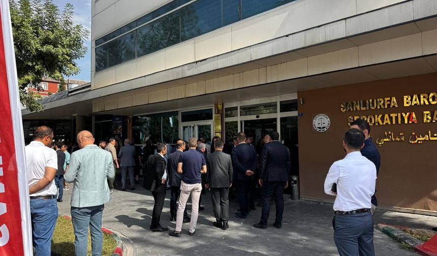 Şanlıurfa Barosu'nda yeni dönem başladı
