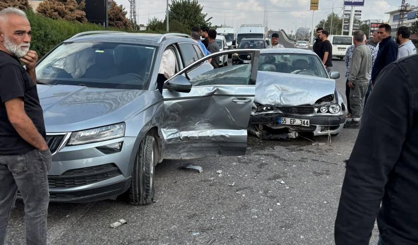 Evren Sanayi yakınlarında kaza!