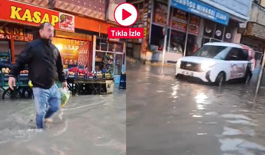 Suruç'ta sağanak yağış etkili oluyor