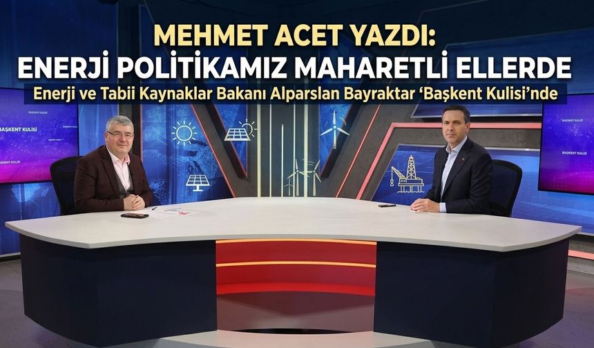 Gazeteci Acet'ten dikkat çeken yazı!