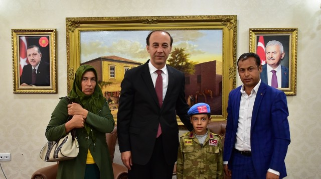 Vali Abdullah Erin'e ziyaretler