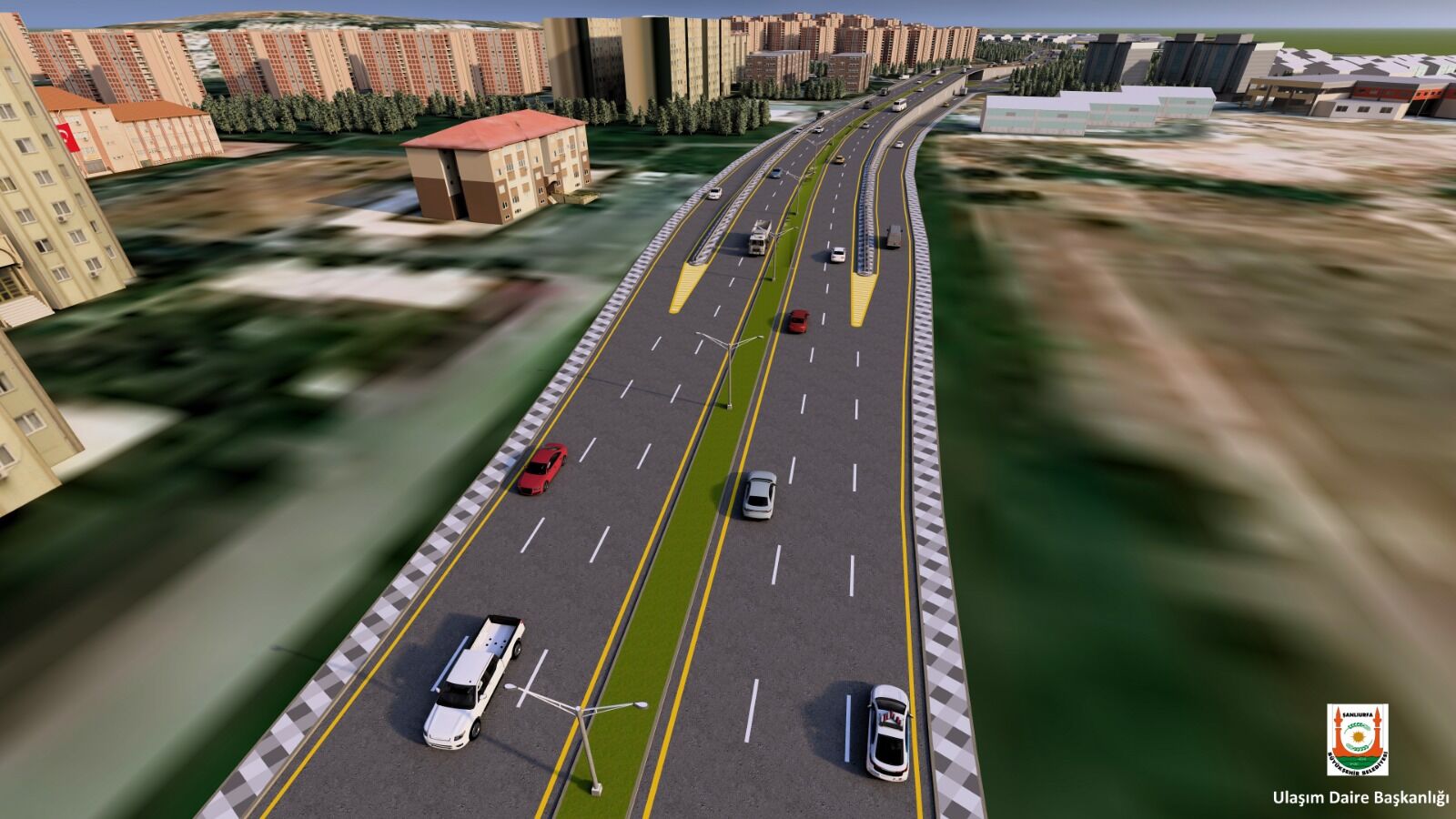 Başkan Gülpinar’dan Ulaşimda Devri̇m Evren Sanayi̇ Si̇tesi̇nde İki̇ Adet Katli Köprülü Kavşak İnşaati Başladi (10)